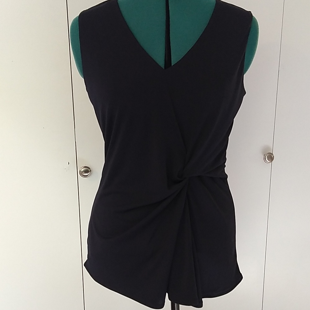 Ann Taylor Navy Sleeveless Shell NWT Sz S